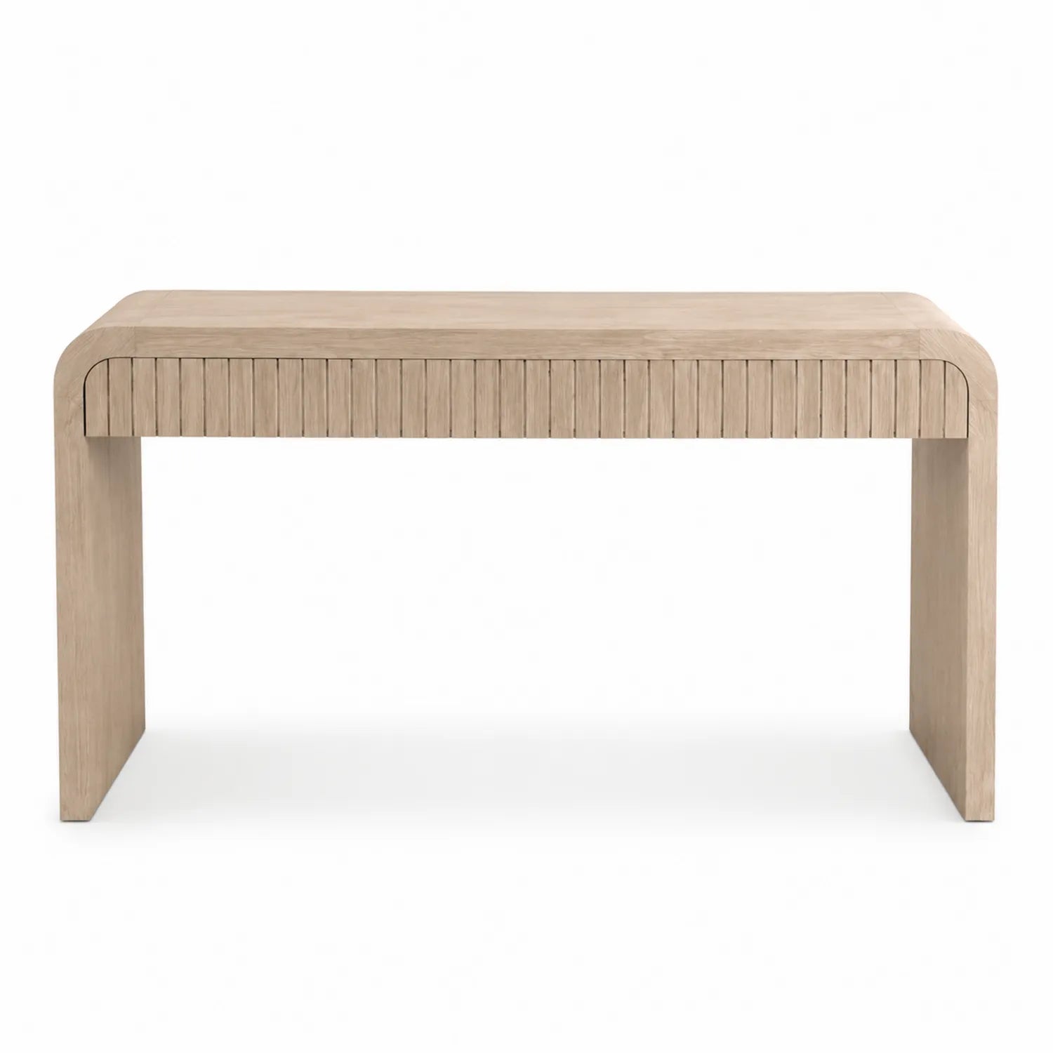Consolle rettangolare in legno di quercia chiaro