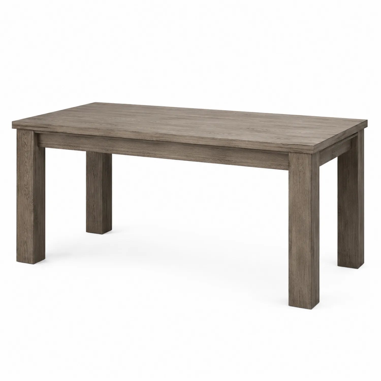 Tavolo rettangolare in legno di quercia 140x80x75 cm