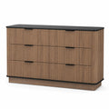 Cassettiera in Legno con 6 Cassetti MDF e Laminato