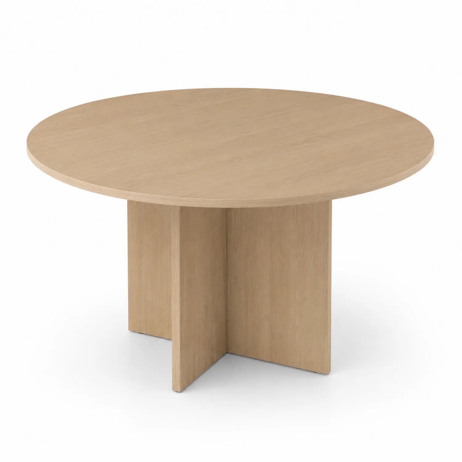 Tavolo Rotondo in Legno di Quercia Ø120 cm