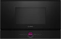 Bosch BFL7221B1 - Microonde da incasso Serie 8, Nero 900W, 38x60cm, Porta Sinistra, AutoPilot 7, Display Touch TFT