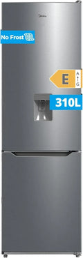 Frigorifero Combinato Midea 310L No Frost, Installazione Libera, MultiFlow, Porte Reversibili, Touch Control