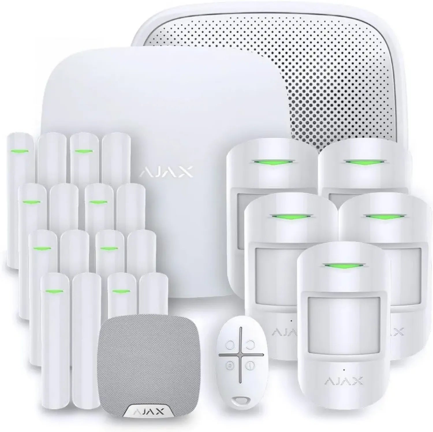 Sistema di Allarme Casa Bianco Ajax StarterKit - Set Completo 6 Pezzi
