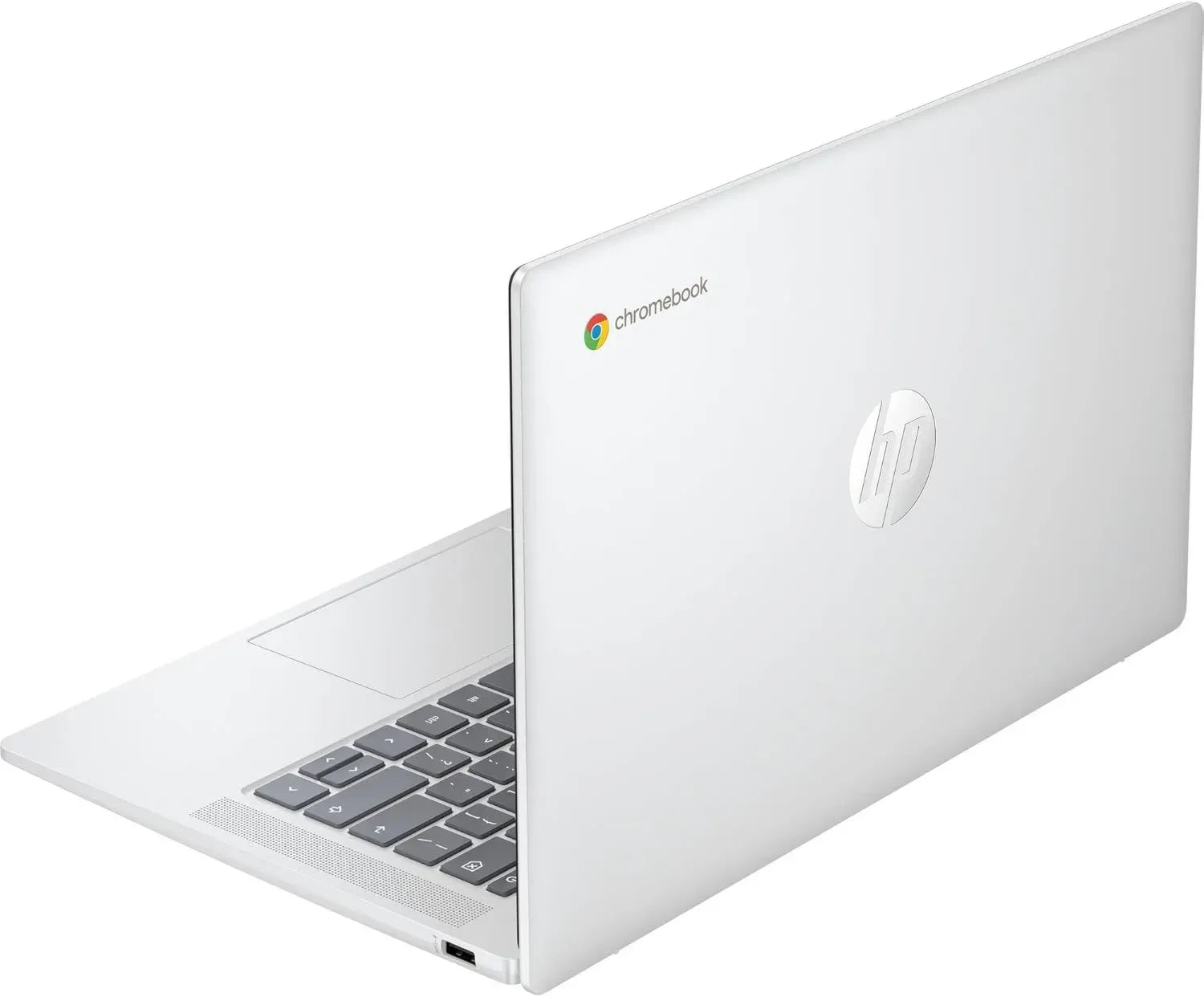 HP Chromebook 14a, Intel Celeron N100, 8GB RAM, 128GB eMMC, Display 14" FHD, Argento