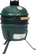 Barbecue Kamado in Ceramica Verde 56 cm - Griglia e Affumicatore 2 in 1