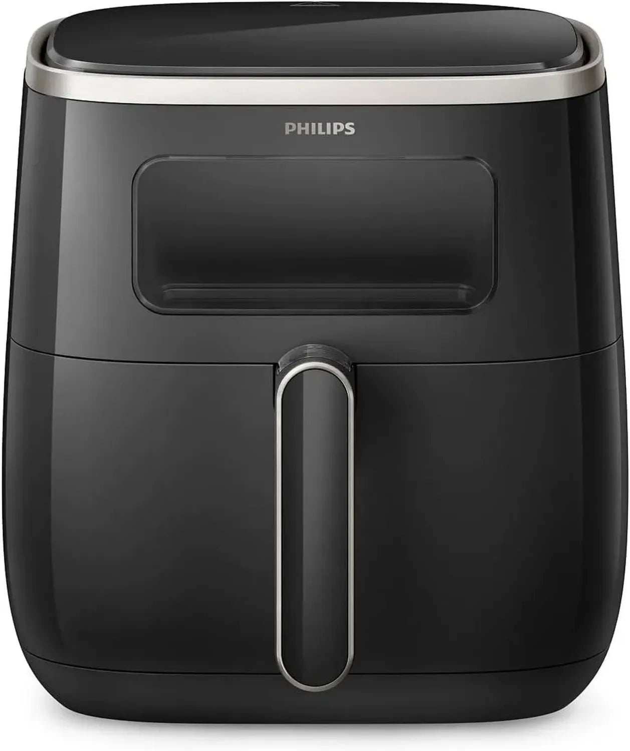 Philips Airfryer HD9257/80 Friggitrice ad Aria, Capacità 5.6L con Finestra Trasparente