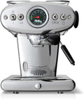 illy X1 Macchina da Caffè Anniversario in Acciaio Inox per Macinato e Cialde E.S.E.