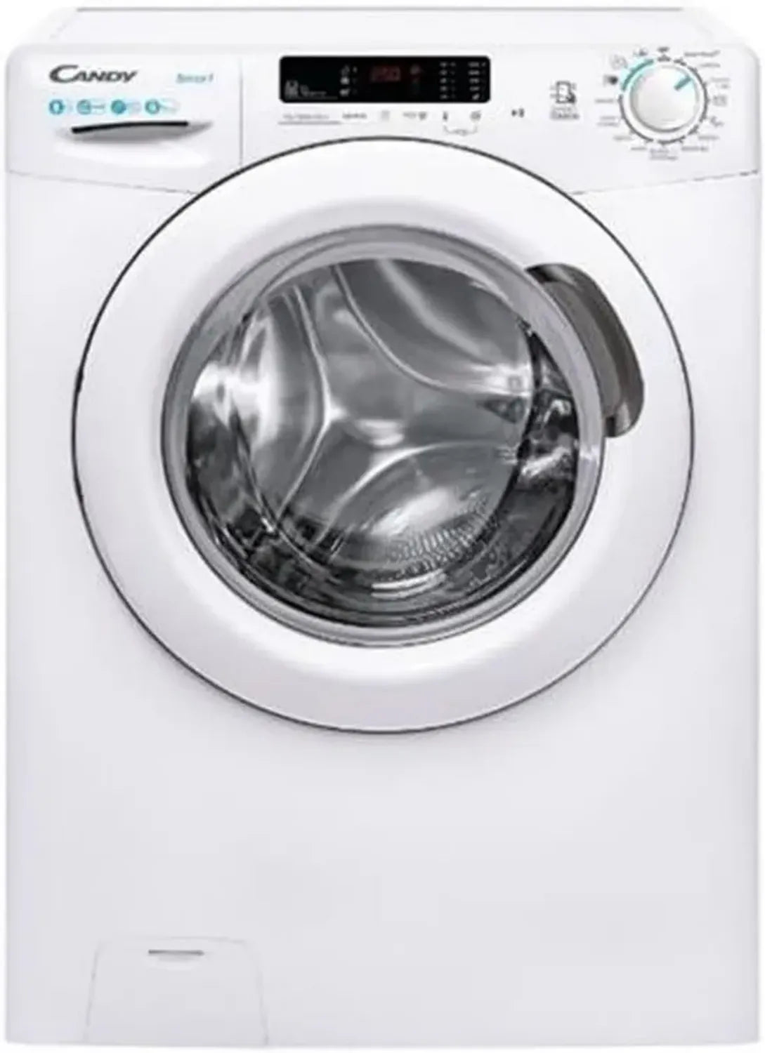 Lavatrice Candy Smart 8 kg, 1200 RPM, Classe D, NFC, 16 Programmi, Bianco