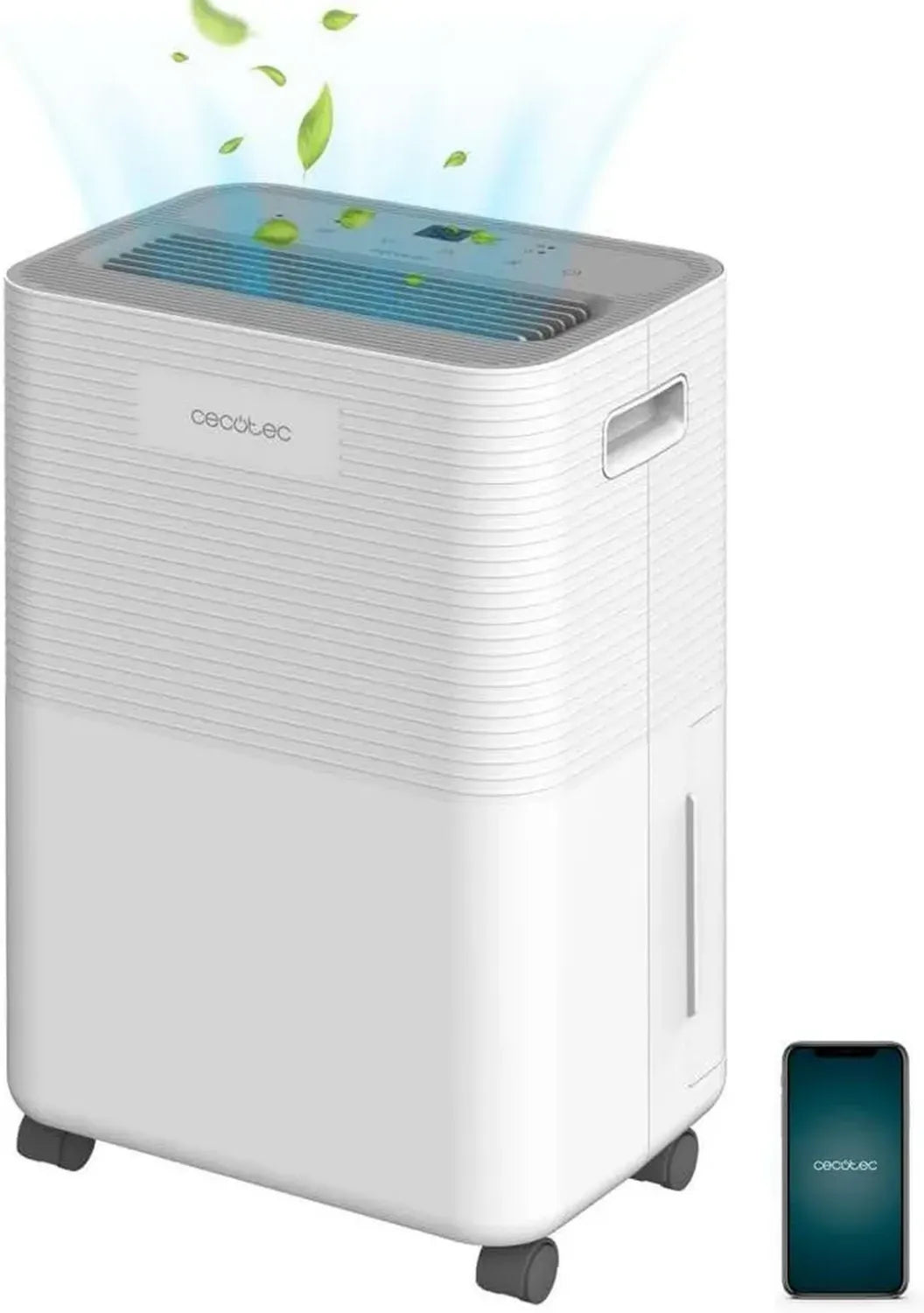 Deumidificatore Cecotec BigDry 8000: Controllo WiFi, 16L/24h, Serbatoio 2L