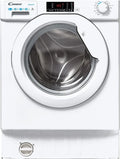 Lavatrice Asciugatrice Incasso 8+5 Kg, 1400 Giri, Classe D, Avvio Programmabile, Sensore Kg, Programmi Lana e Igiene, Cicli Rapidi, Bianca