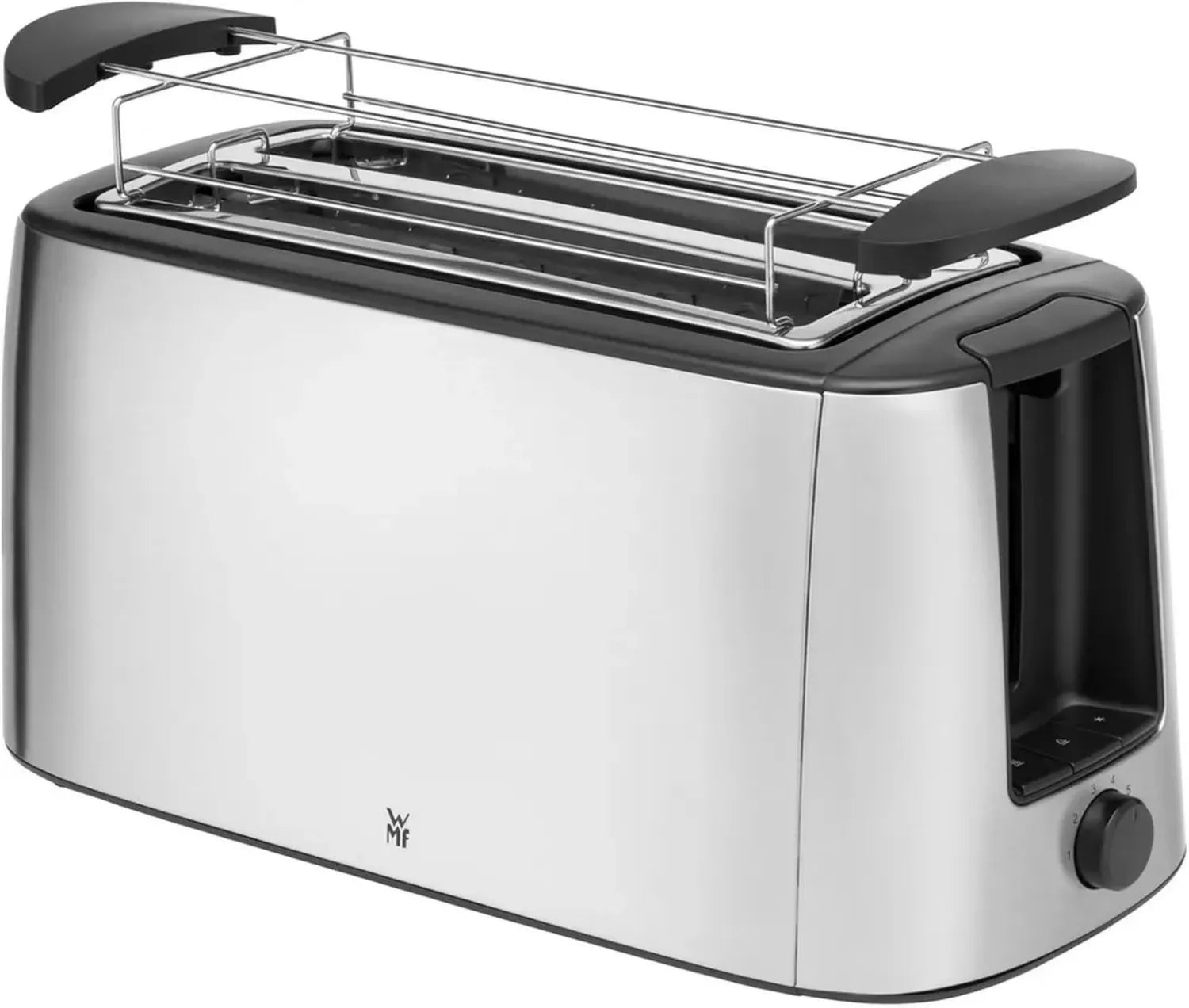 WMF Tostapane XXL a 4 Fette con Funzione Croccante, Acciaio Inossidabile, 1550 W