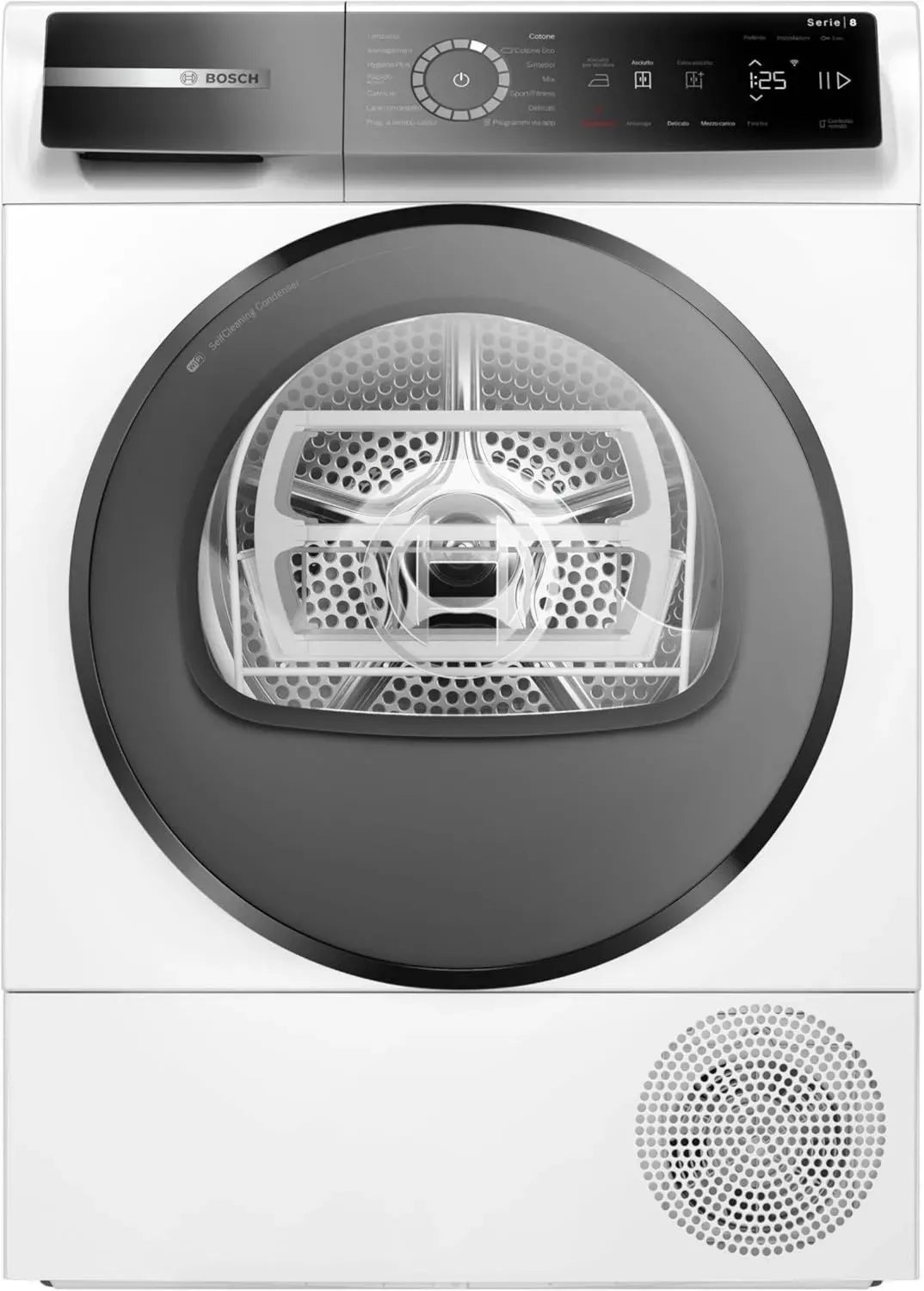 Bosch Serie 8 Asciugatrice a Pompa di Calore 9 kg, Classe C, Sensori Intelligenti