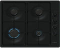 Piano Cottura a Gas Bosch Serie 2, 4 Fuochi, 60 cm, Nero Smaltato