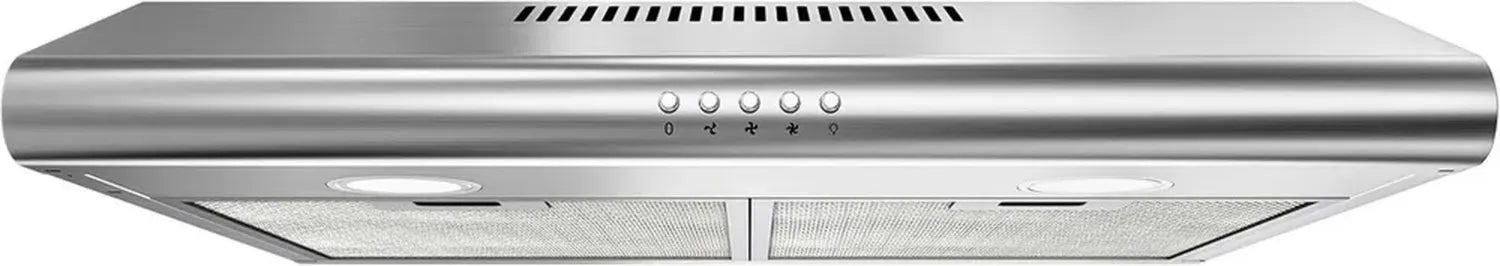 Cappa aspirante FIREGAS 60 cm con motore silenzioso e 3 velocità, acciaio inox