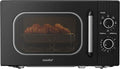 Forno a Microonde con Grill 20L, 700W Microonde, 1000W Grill, 5 Livelli di Potenza, Timer 1-35 min, Design Compatto Nero