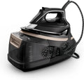 Rowenta Ferro da Stiro Eco Pro con Caldaia, 8 Bar, 2800W, Serbatoio 1.3L, Vapore 580g/min, Modalità Eco, Anti-Calcare