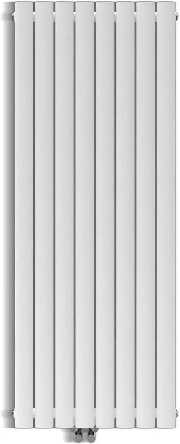 SONNI Radiatore Verticale da Bagno 1600x619mm, 992W, Bianco, Connessioni Centrali G 1/2"