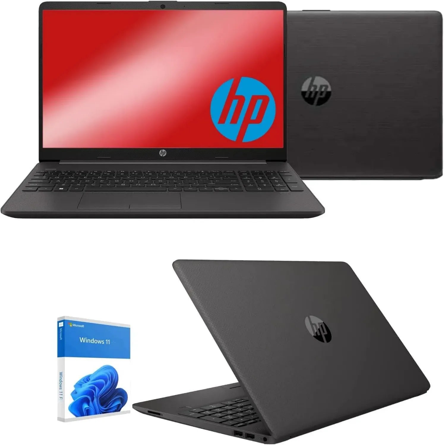 HP Laptop 250 G9 15.6" HD, N4500 2.8GHz, SSD 256GB, 8GB RAM, Windows 11 Pro, LibreOffice, Garanzia Italia