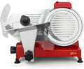 H.Koenig Affettatrice Elettrica Professionale con Lama da 25 cm, Taglio Regolabile e Affilatoio Integrato
