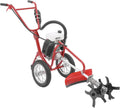 Motocoltivatore a Benzina 4 Tempi, Mini Motozappa Compatta 63cc per Giardino e Parchi, Profondità Lavoro 10cm