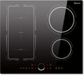 Piano cottura a induzione 4 zone 7200W, zona flessibile, funzione boost, controllo touch