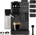 Macchina da Caffè Multicapsule Cecotec con Macinino, 1400W, 20 Bar, Serbatoio 1.6L, Latte 300ml, Schermo Tattile