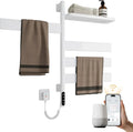 Scaldasalviette Elettrico EMKE con WiFi e Rotazione 180°, 120W, Bianco