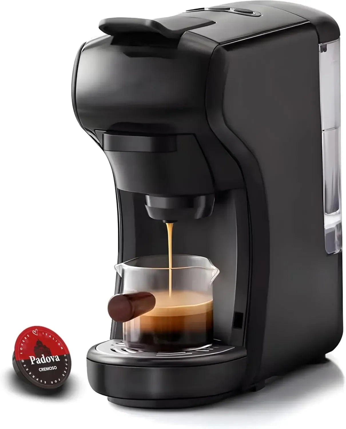 Macchina da Caffè 7 in 1 Compatibile con Nespresso, Lavazza, Dolce Gusto e Cialde ESE