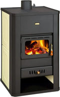 Stufa a legna multifunzione Prity S3W17 22 kW con caldaia integrata