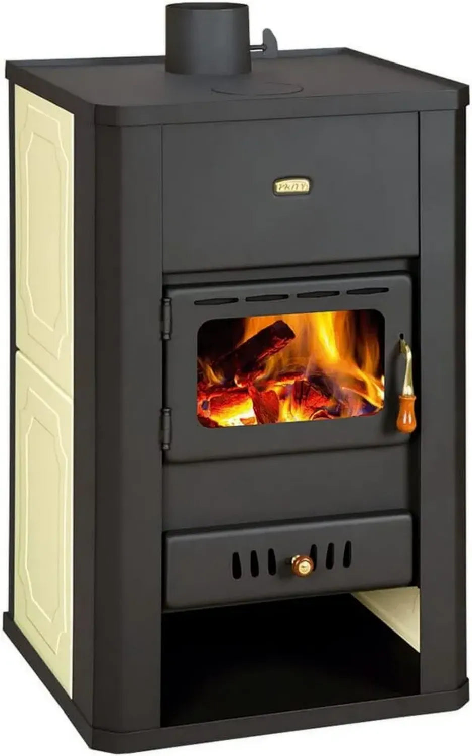 Stufa a legna multifunzione Prity S3W17 22 kW con caldaia integrata