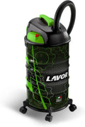 Aspirapolvere industriale 1200W silenzioso con serbatoio in acciaio Lavor Rudy 30S
