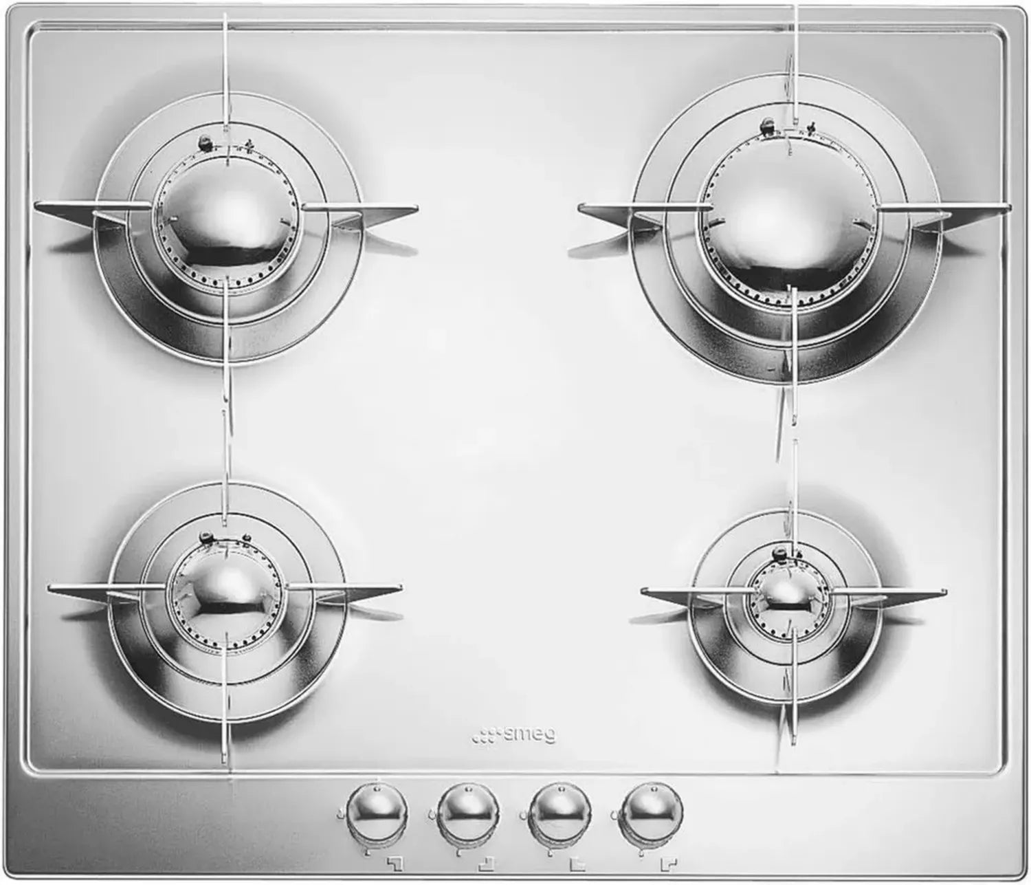 Smeg P64ES Piano Cottura a Gas da Incasso in Acciaio Inox