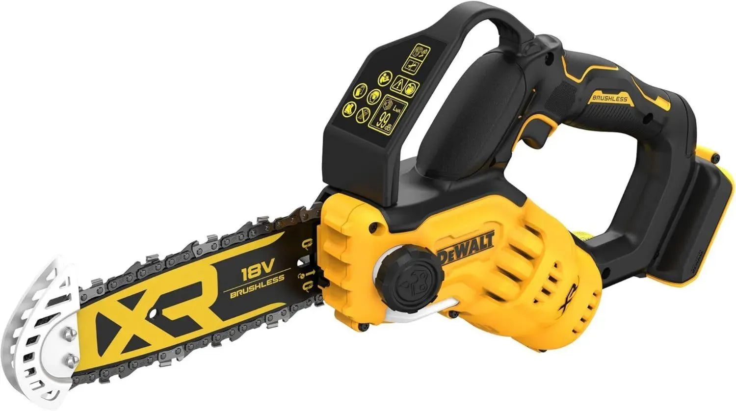 DEWALT Motosega a Batteria per Potatura 18V XR - Strumento Senza Batteria, Modello DCMPS520N-XJ