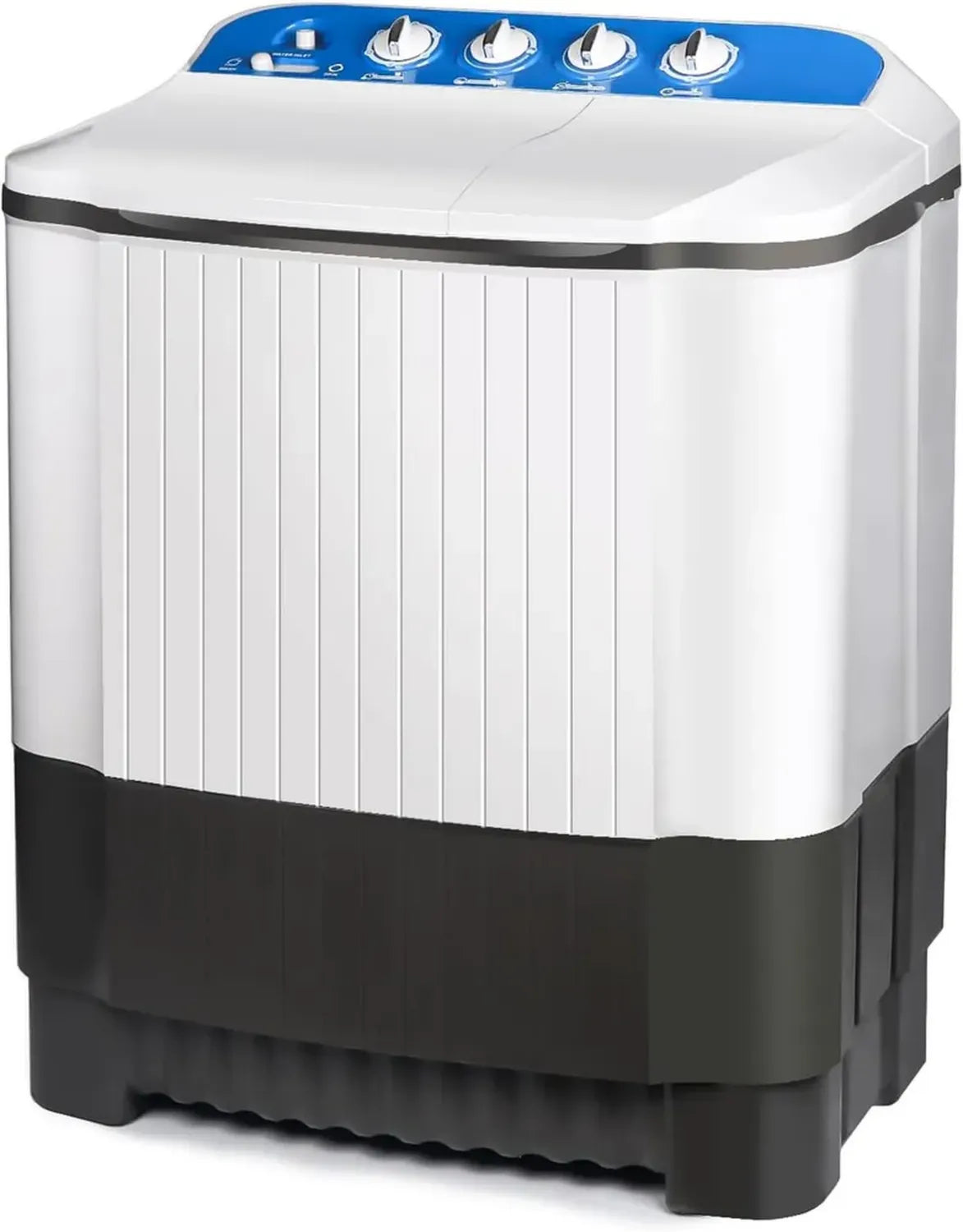 Mini Lavatrice e Asciugatrice 2in1 11.3kg Grigia, Compatta e a Basso Consumo Energetico