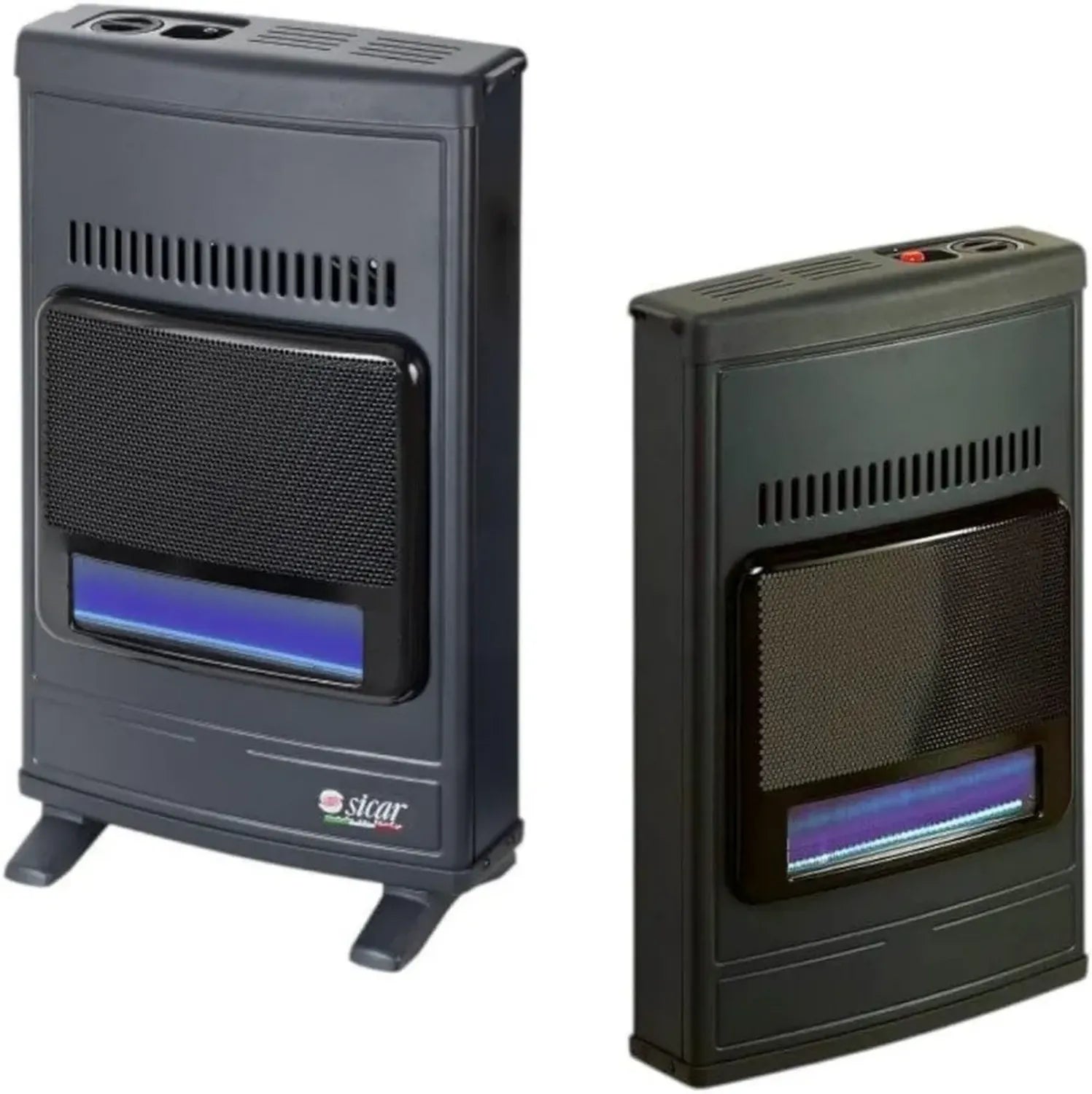 Stufa a Gas Metano 4100W per Parete e Terra, Funzione Eco