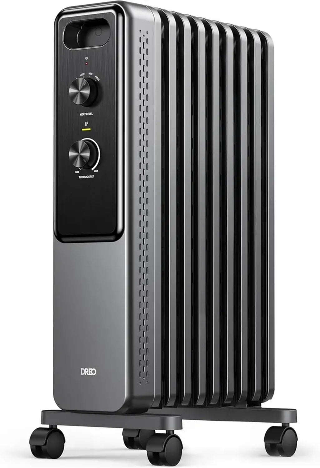 Radiatore a Olio Dreo 2000W con Termostato Regolabile, Sicurezza Bambini, Protezione Surriscaldamento e Risparmio Energetico