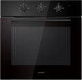 Forno Elettrico Incasso 60L, 8 Programmi, AirFry, Pulizia Facile, Porta Rimovibile, Classe A, Nero