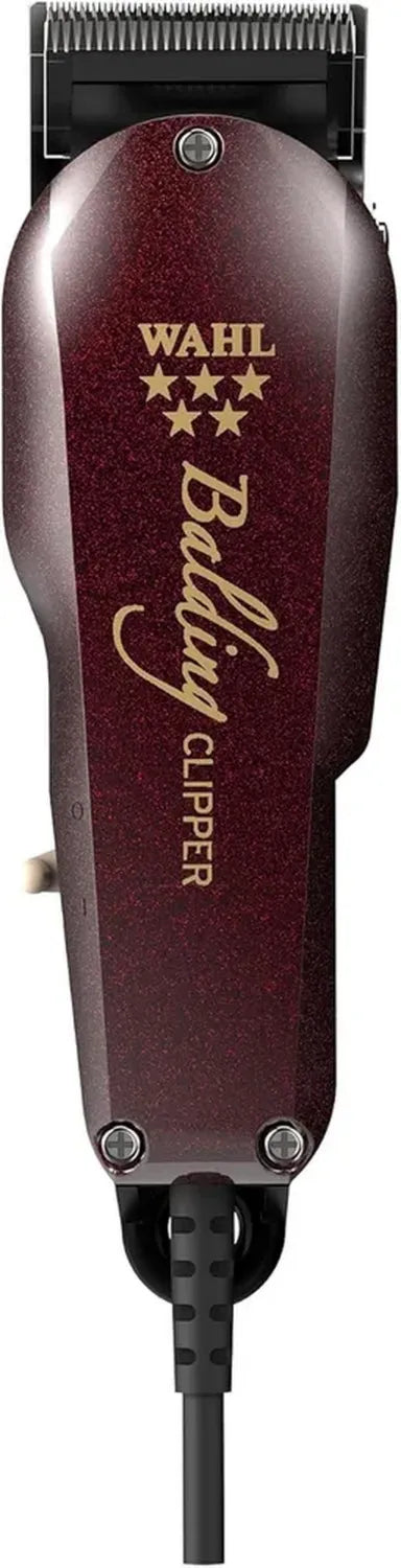 Wahl Balding - Rasoio elettrico per tagli ultra corti - Precisione professionale - Nero/rosso