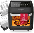 GOURMETmaxx Air Fryer 12L con Display Touch e 10 Programmi