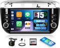 Autoradio Android 15 per Fiat Punto 2012-2015, 6G+128G, 8 Core, Carplay & Android Auto, Schermo 7 Pollici, GPS WiFi Bluetooth RDS FM, Telecamera e Mic