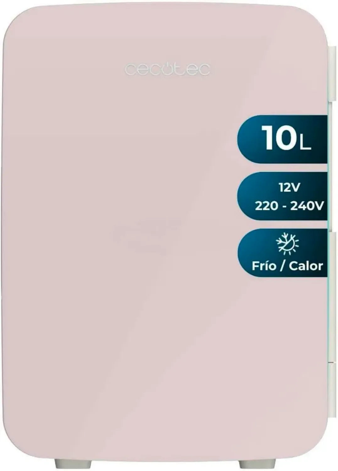 Mini Frigorifero Cecotec Bolero 10L Rosa con Funzioni Caldo/Freddo
