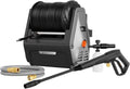 Giraffe Tools Grandfalls - Idropulitrice a pressione da parete con tubo retrattile 30m