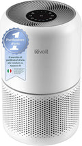 LEVOIT Purificatore d'Aria con Filtro HEPA per Casa e Ufficio, 44m² Copertura, Ultra Silenzioso 24dB, Rimuove 99,97% di Allergeni e Odori, Modalità Sonno e Timer