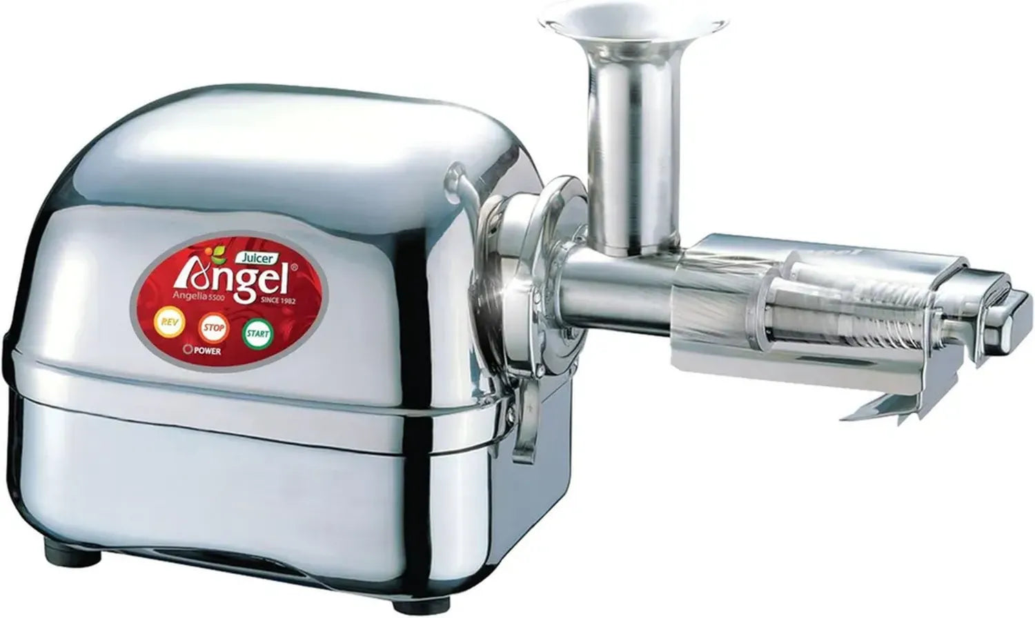 Estrattore di Succo Angel 5500 in Acciaio Inox, Argento