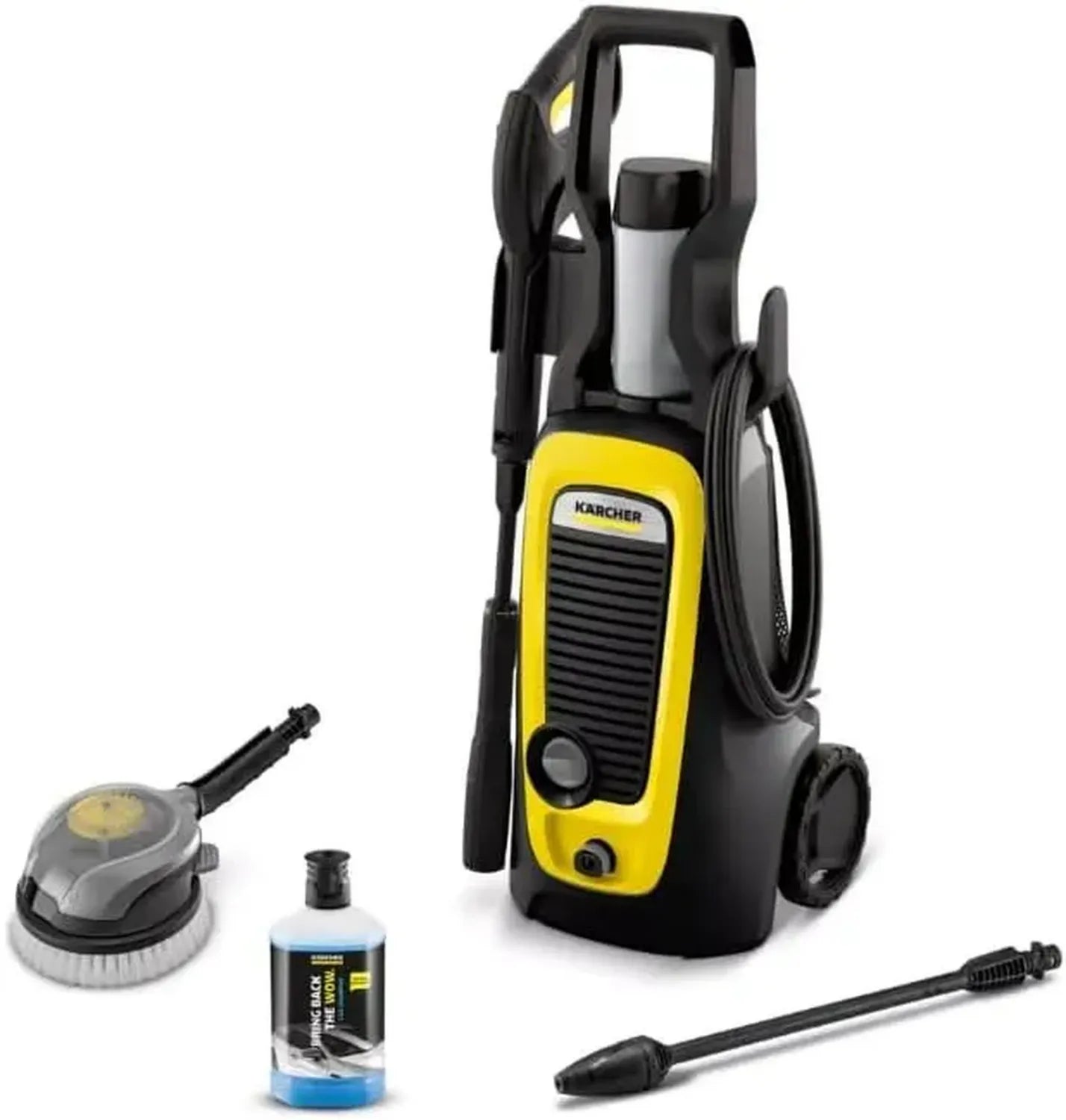 Idropulitrice Karcher K5 con Spazzola Auto e Shampoo 1800W 145 Bar