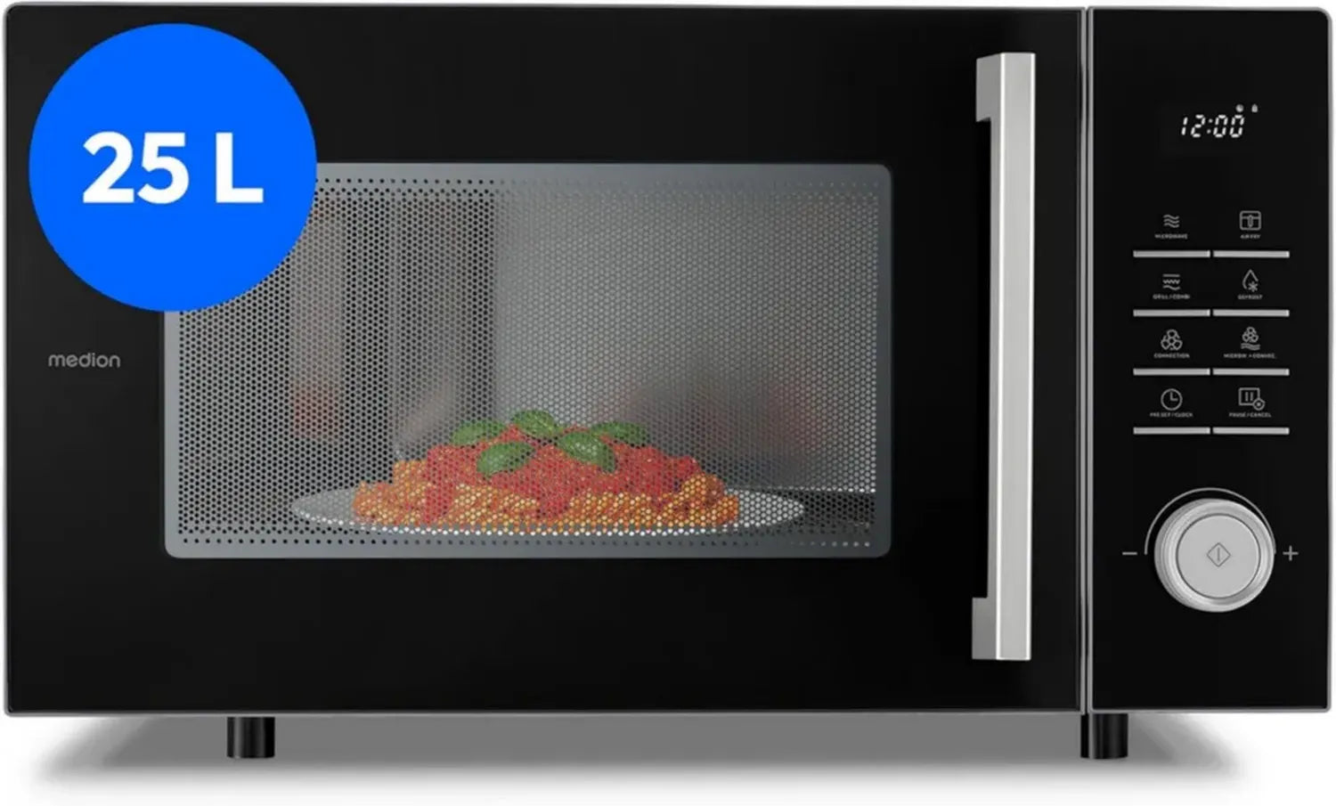 Forno a Microonde MEDION 25L con Grill e Friggitrice ad Aria