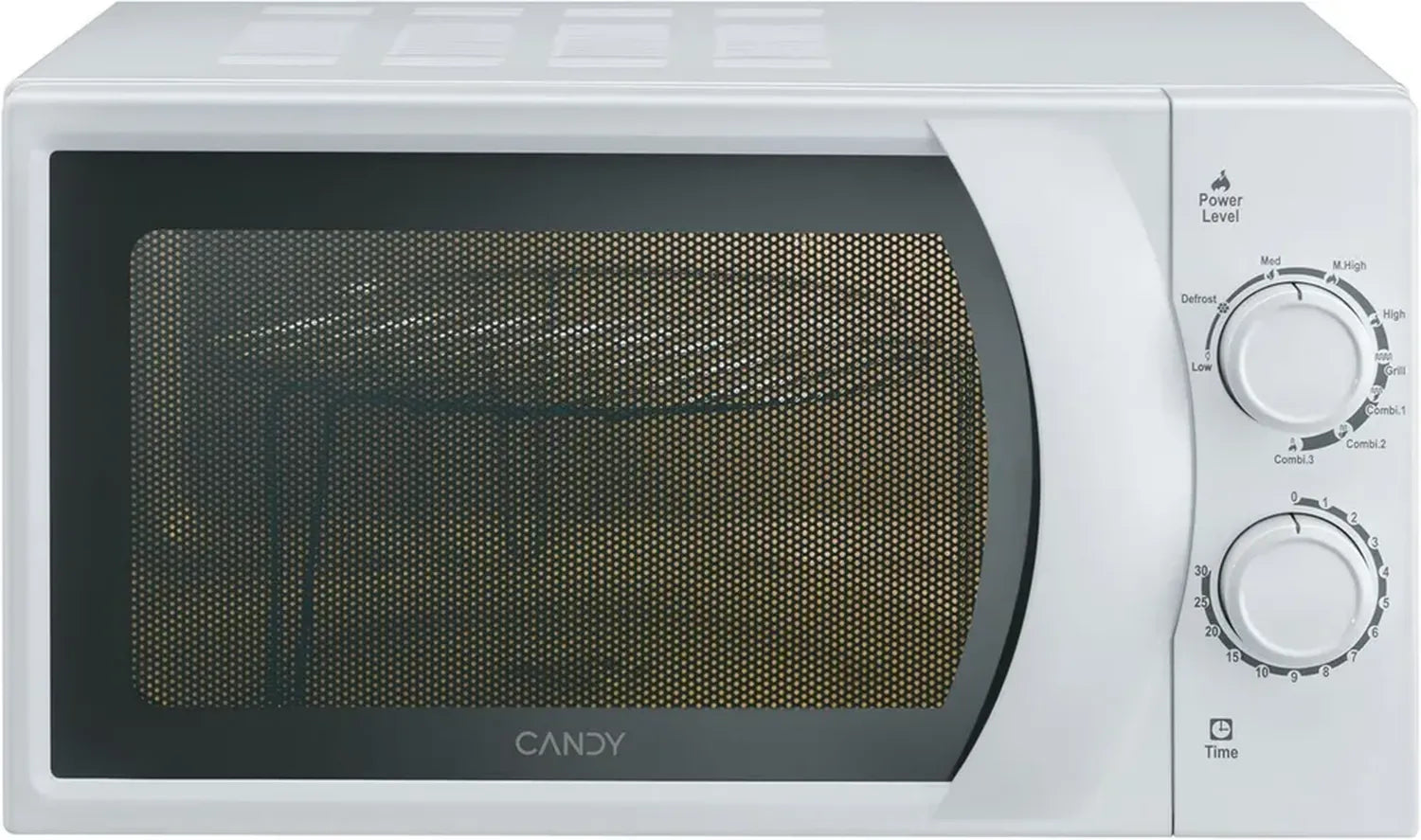 Candy Microonde Grill 20L, 700W, 6 Livelli, Scongelamento, Timer, Bianco