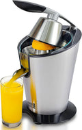 Spremiagrumi Elettrico 600W con Cono in Acciaio Inox Senza BPA
